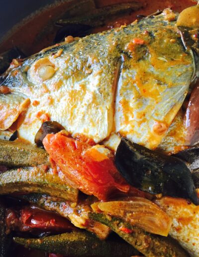 A favourite Malaysian curry, mamak style curry fished