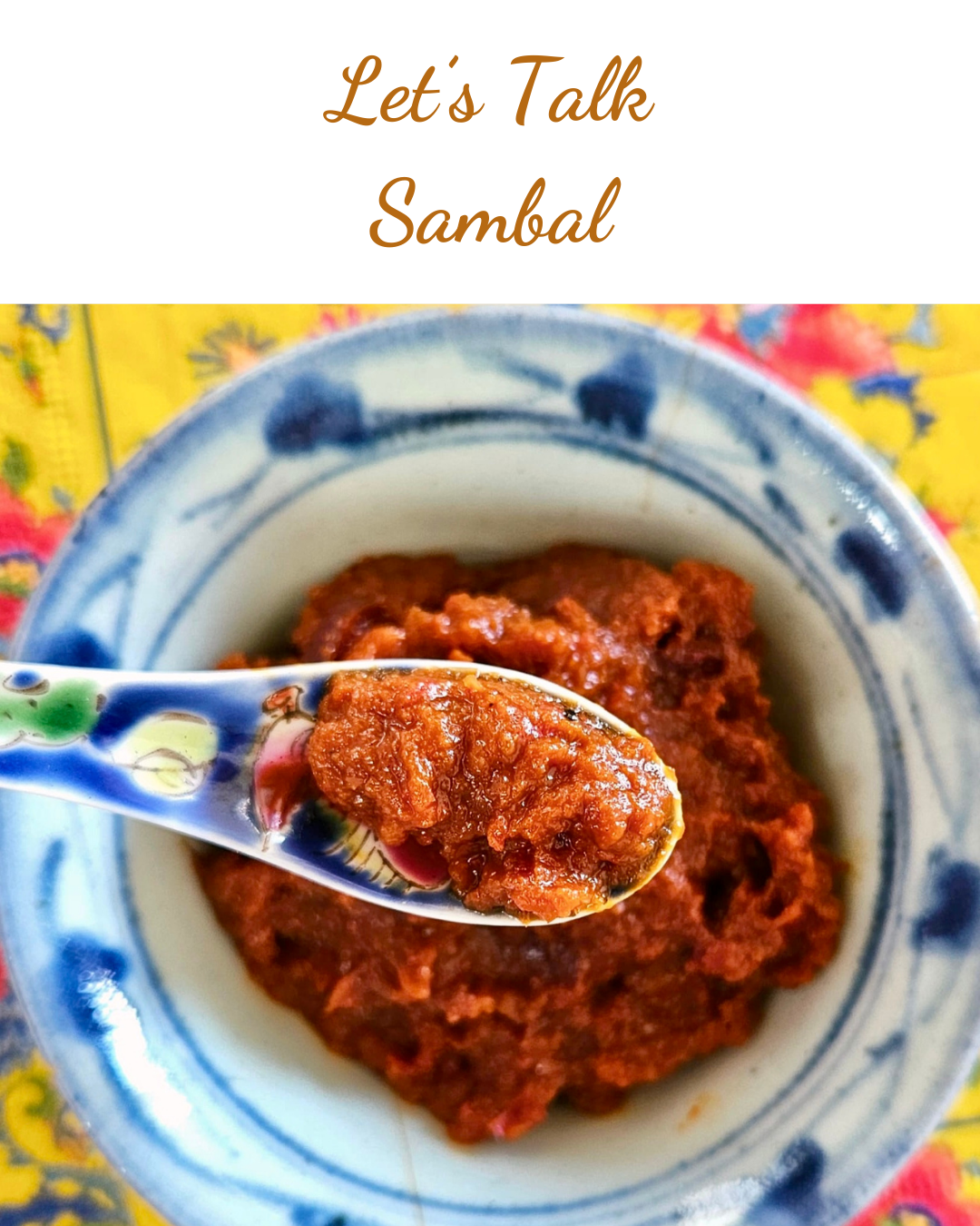 Lets talk Sambal